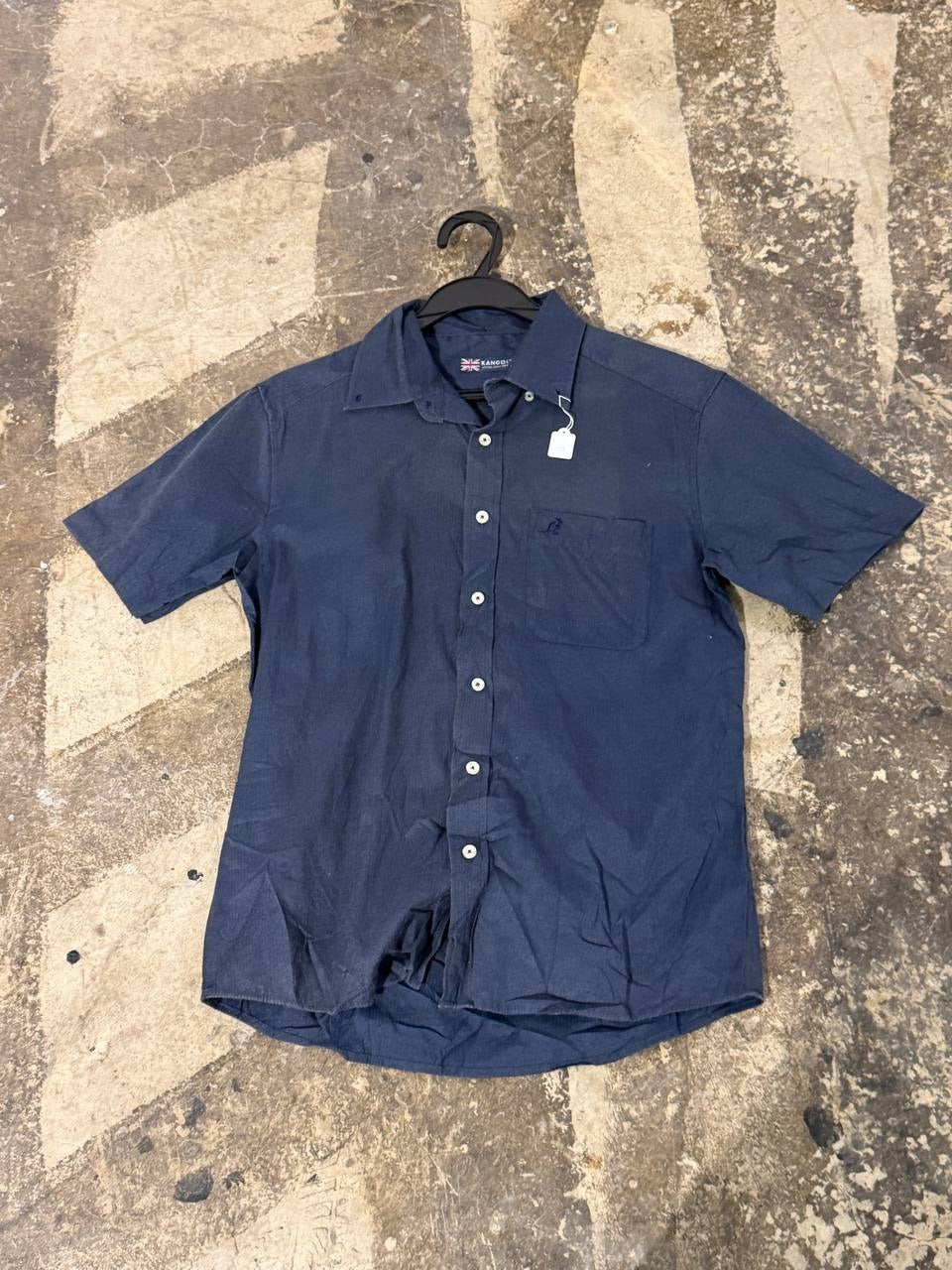 Kangol button-up shirt navy M