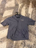 Niko and... Button Up Shirt Build on Past graphic Grey M