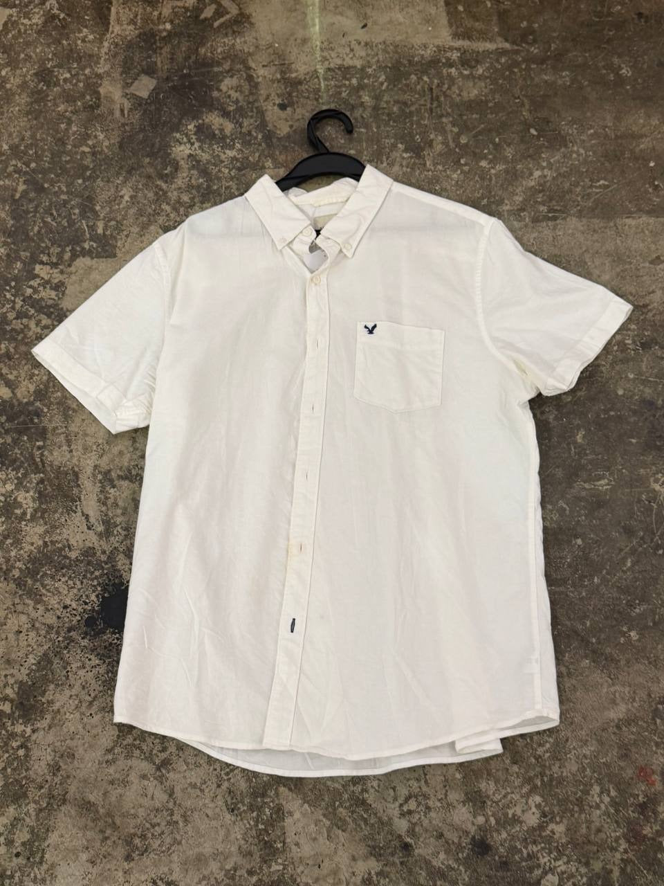 American Eagle Outfitters button up shirt classic white L