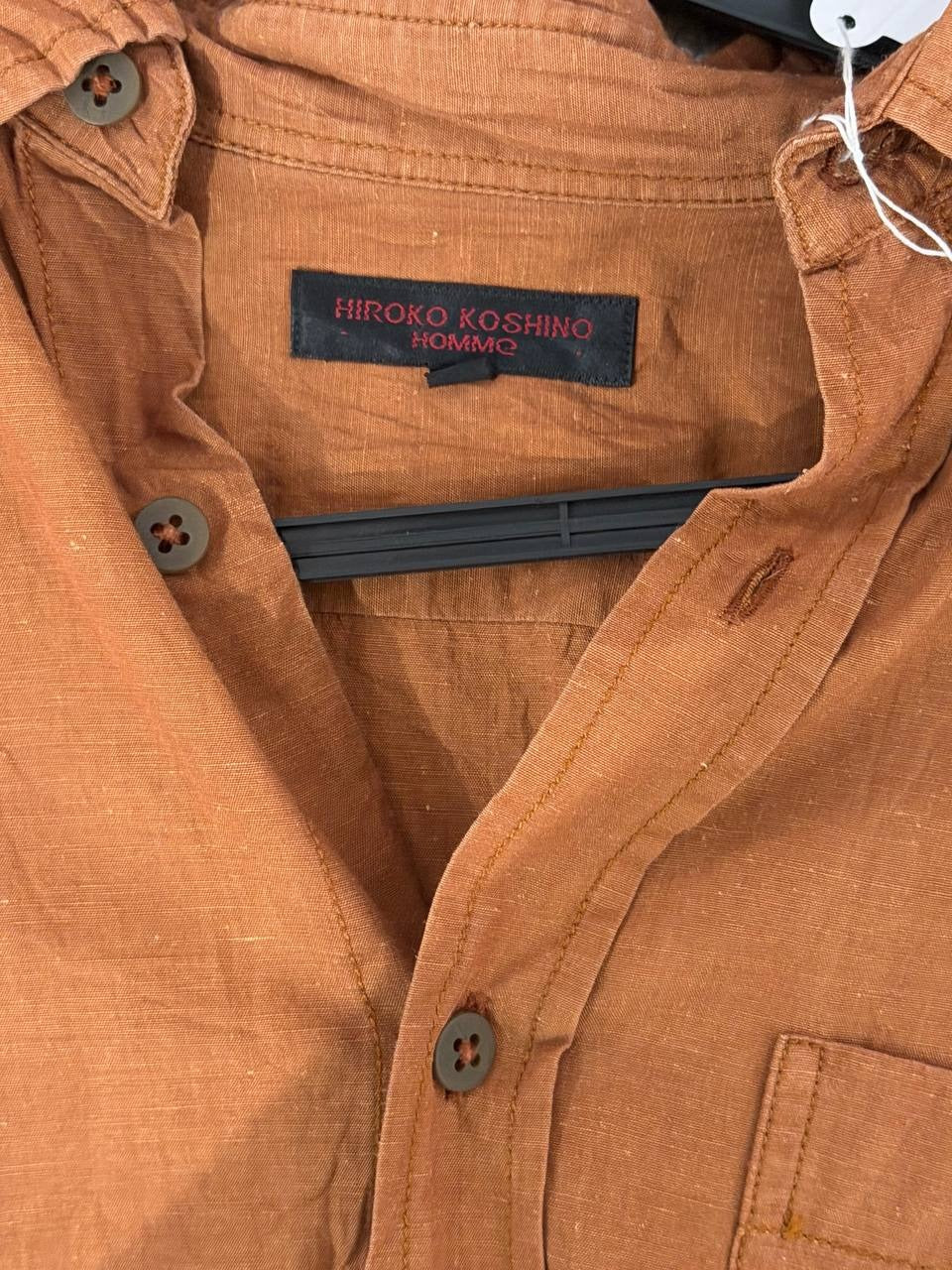 Hiroko Koshino Button Up Shirt Rust M