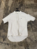 FILA button up shirt striped white L