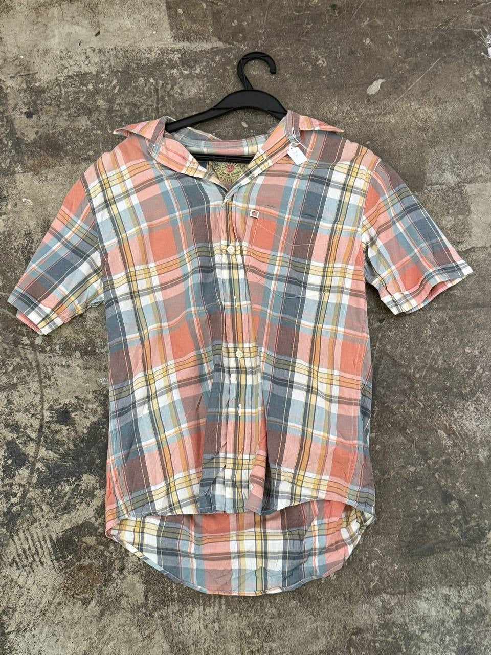 Polo Jeans Company button up shirt plaid multicolour S
