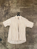 Hush Puppies button up shirt striped beige M
