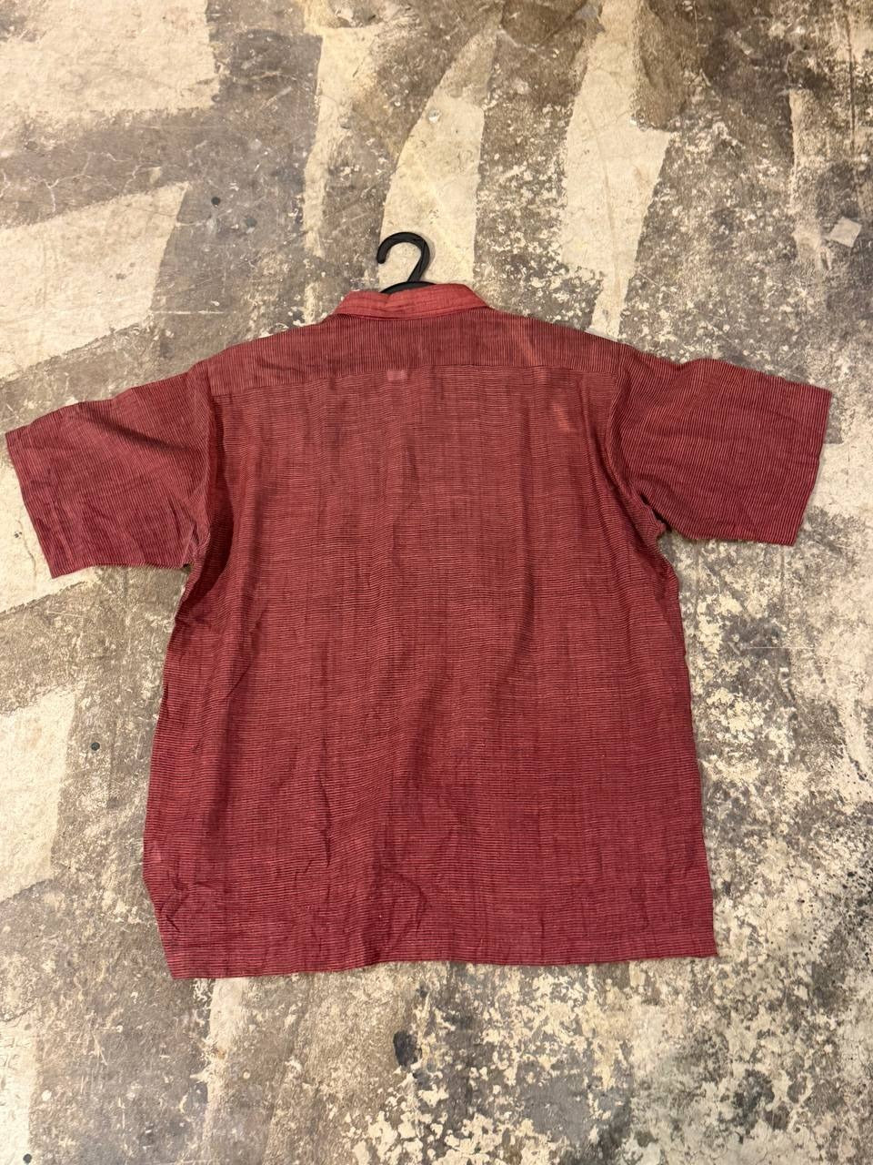 Bonario button up shirt red XL