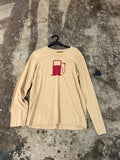 Patagonia Graphic Long Sleeve T-Shirt gas pump beige M