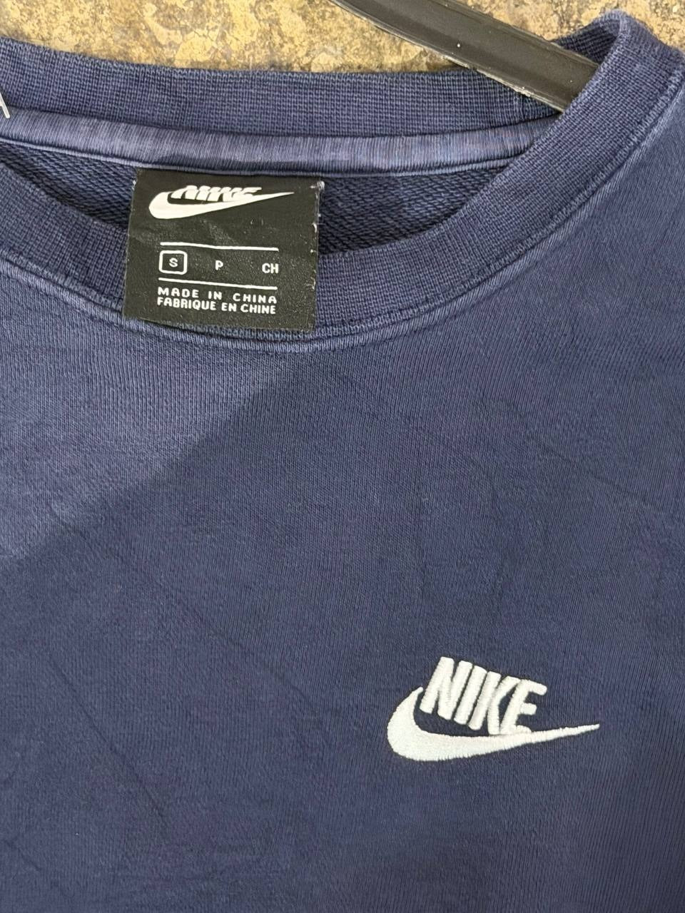Nike sweatshirt small logo navy S