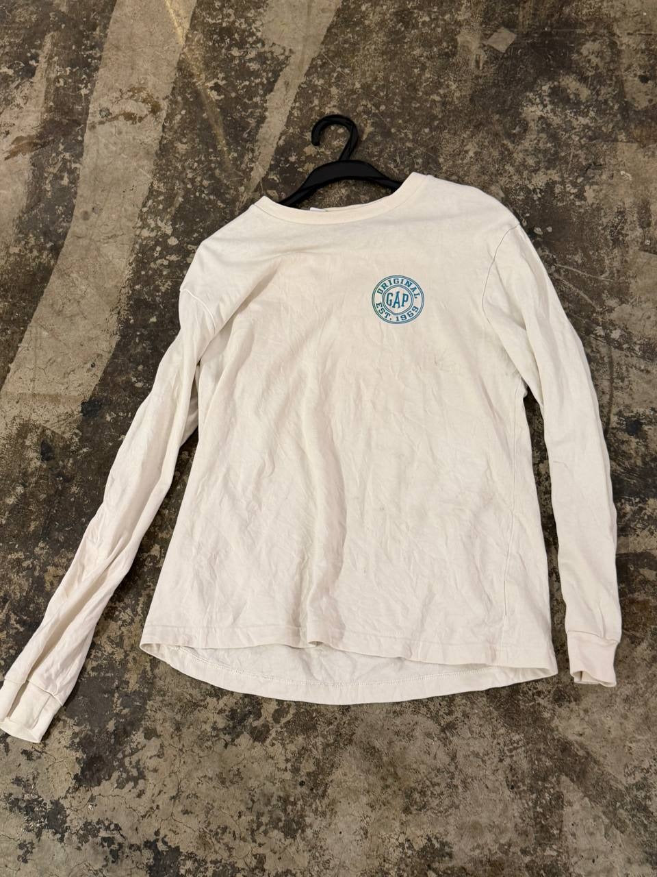 GAP long sleeve T-shirt Original Est 1969 white M