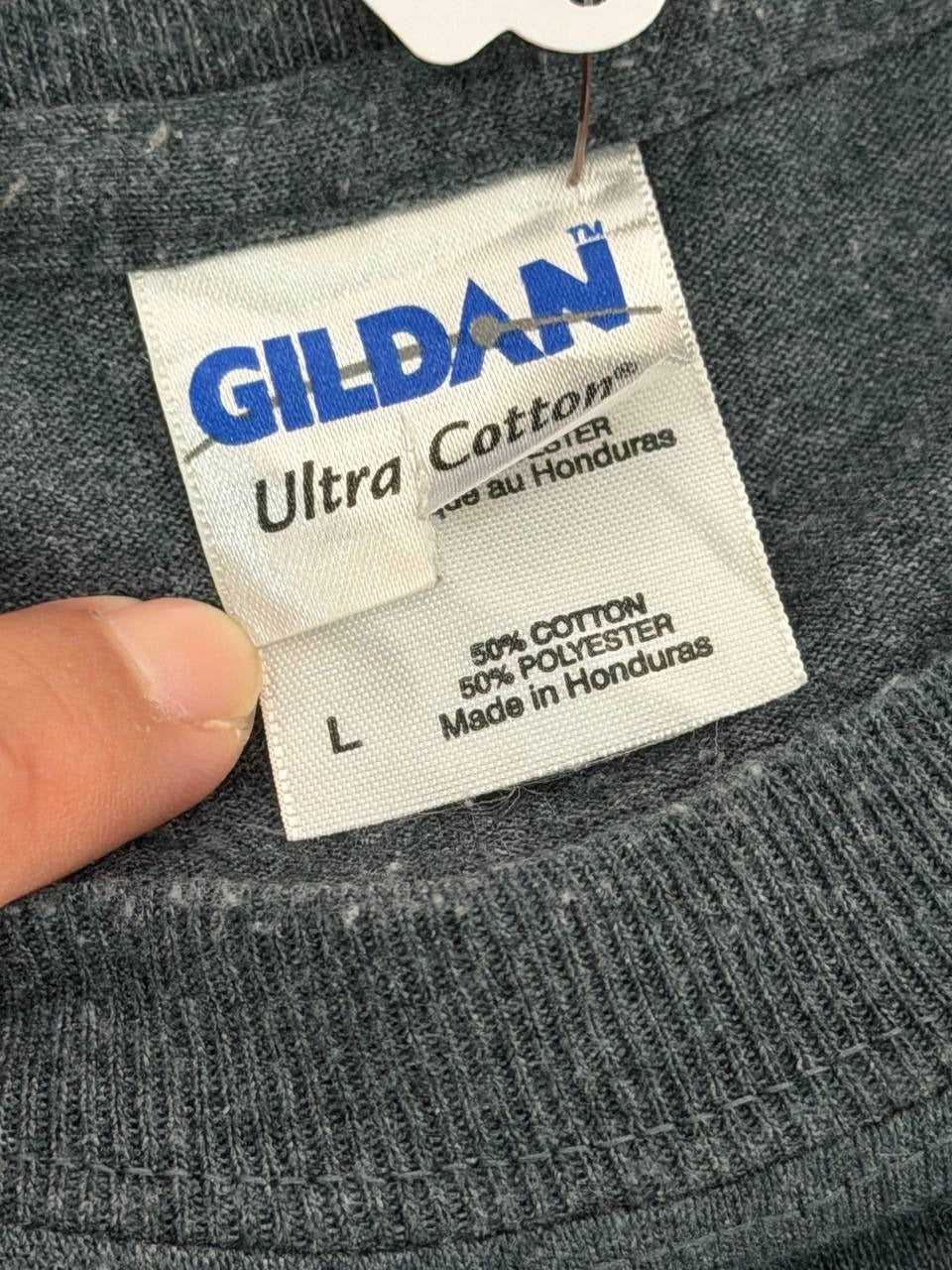 Gildan long sleeve T-shirt I Got Lei'd in Hawaii graphic grey L