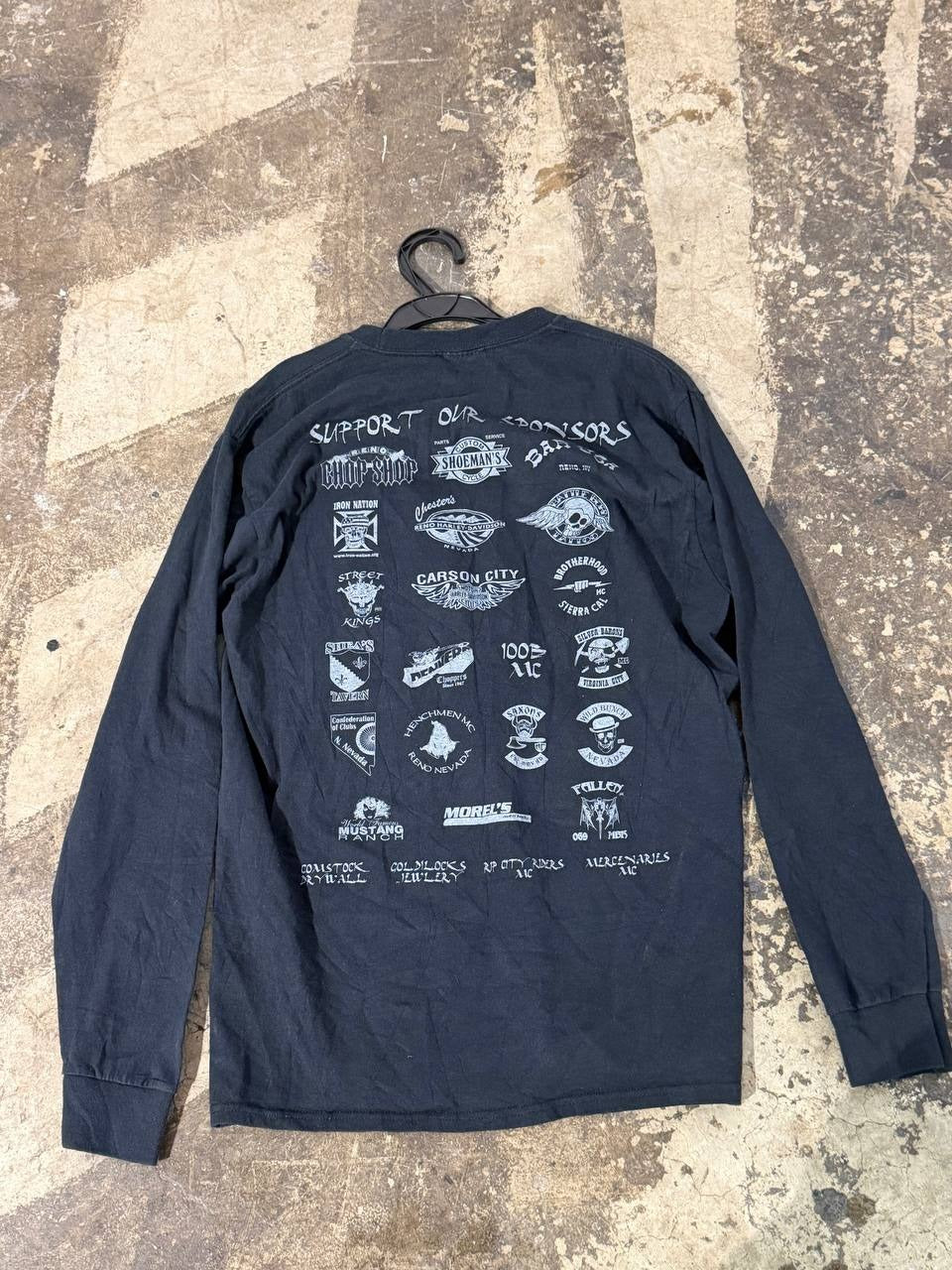 18th Annual Garage Poker Run Graphic T-Shirt Black M