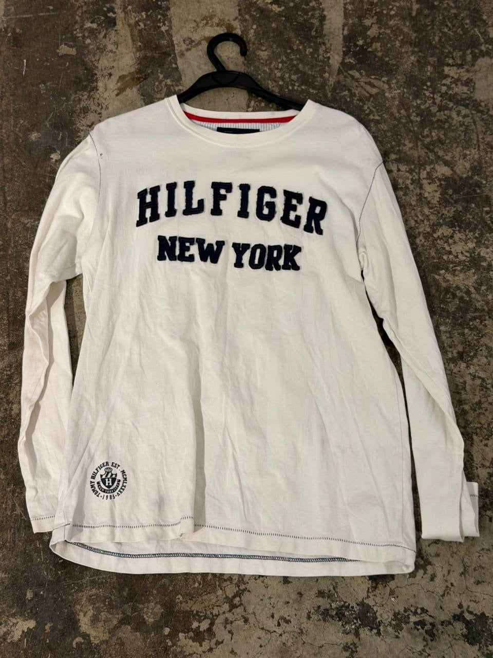 Tommy Hilfiger long sleeve T-shirt New York graphic white M