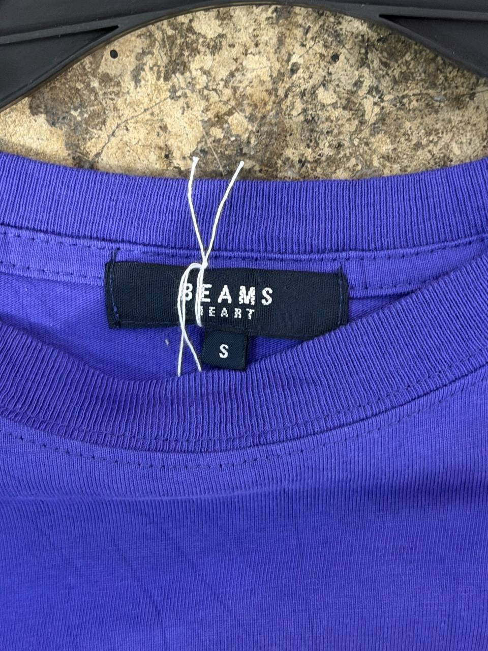 BEAMS HEART crewneck sweatshirt purple S