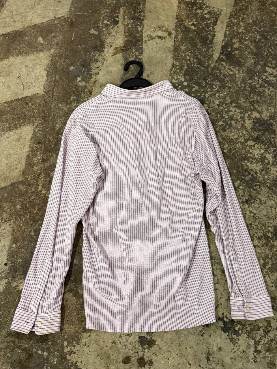 Yuki Torii button up shirt striped red and white XL