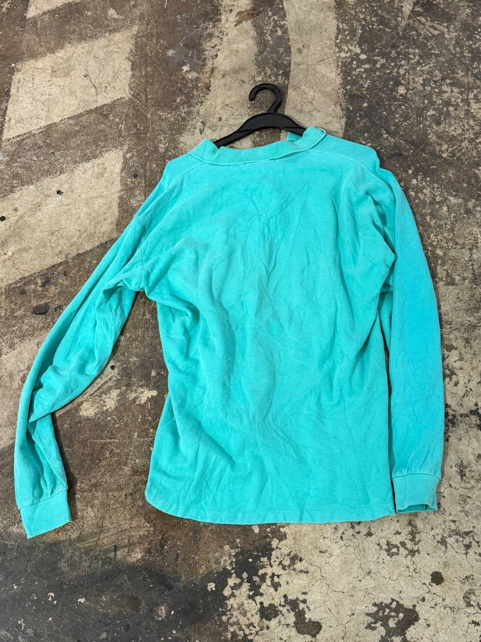 Yves Saint Laurent polo shirt aqua blue L