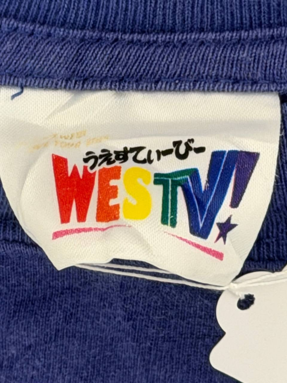 WEST TV Graphic Sweatshirt blue L