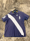 Polo Ralph Lauren polo shirt color block design purple L