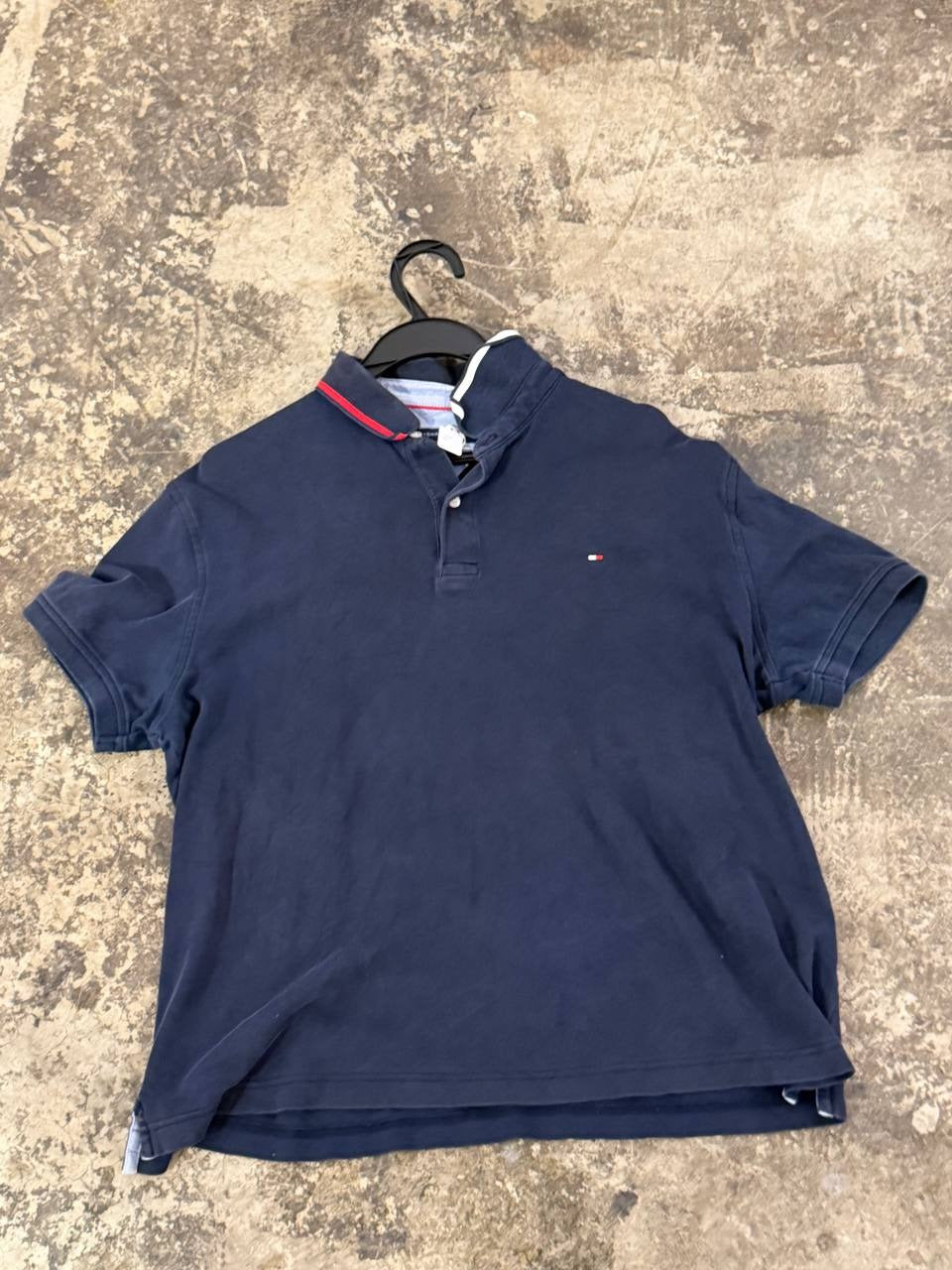 Tommy Hilfiger classic polo shirt navy L