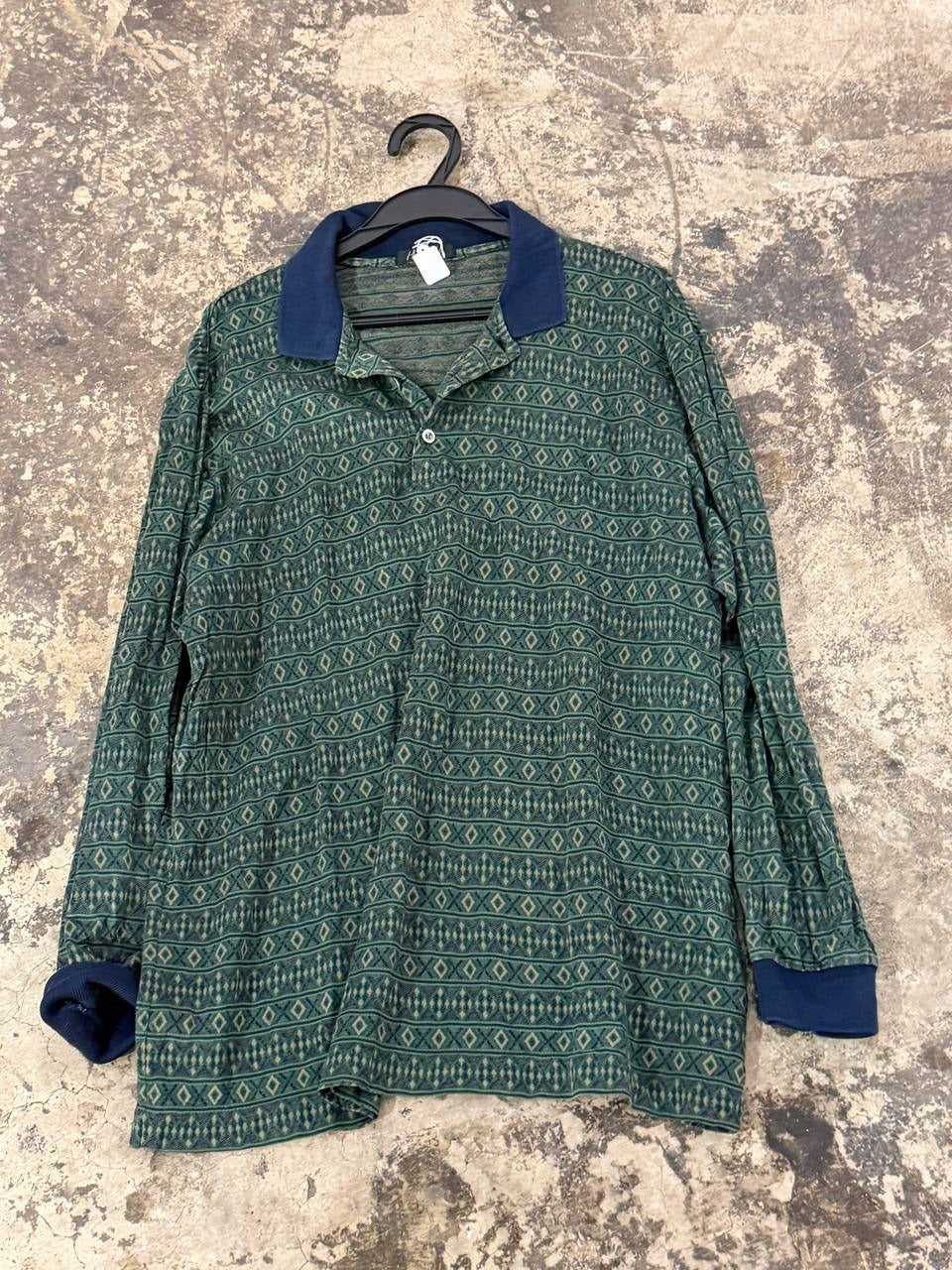 Honma polo shirt graphic design green M