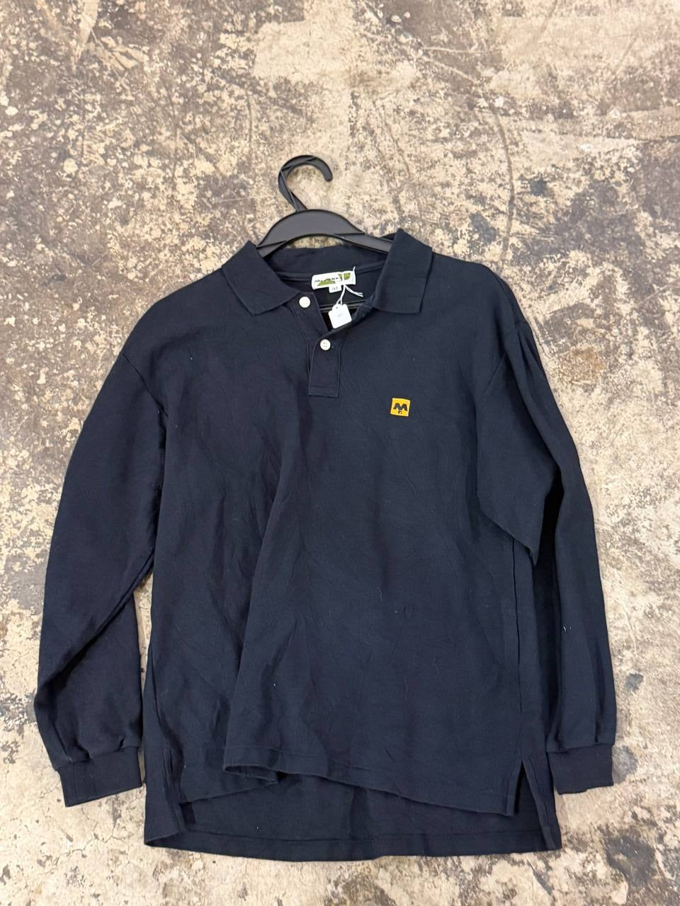 Mr. Junko Jr. long sleeve polo navy S