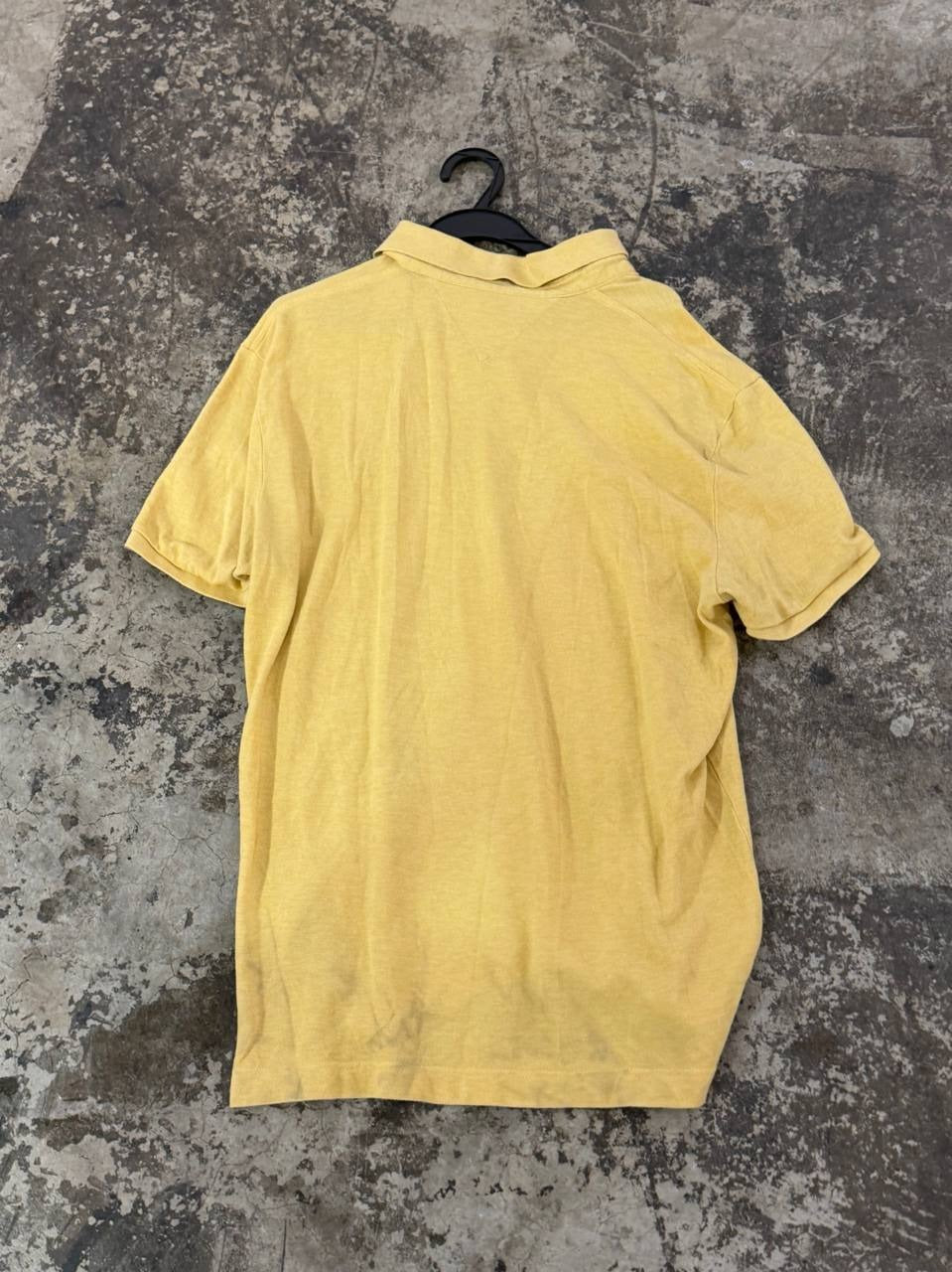 Tommy Hilfiger polo shirt classic fit yellow size L
