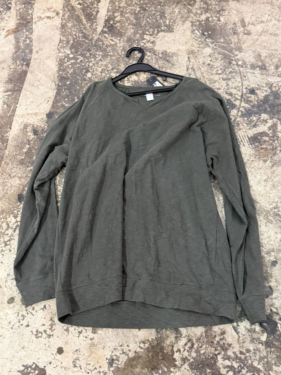 John Varvatos casual long sleeve top olive green 2XL