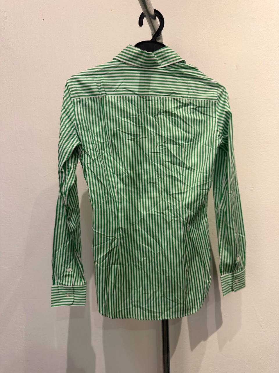 Ralph Lauren button up shirt green stripes size S