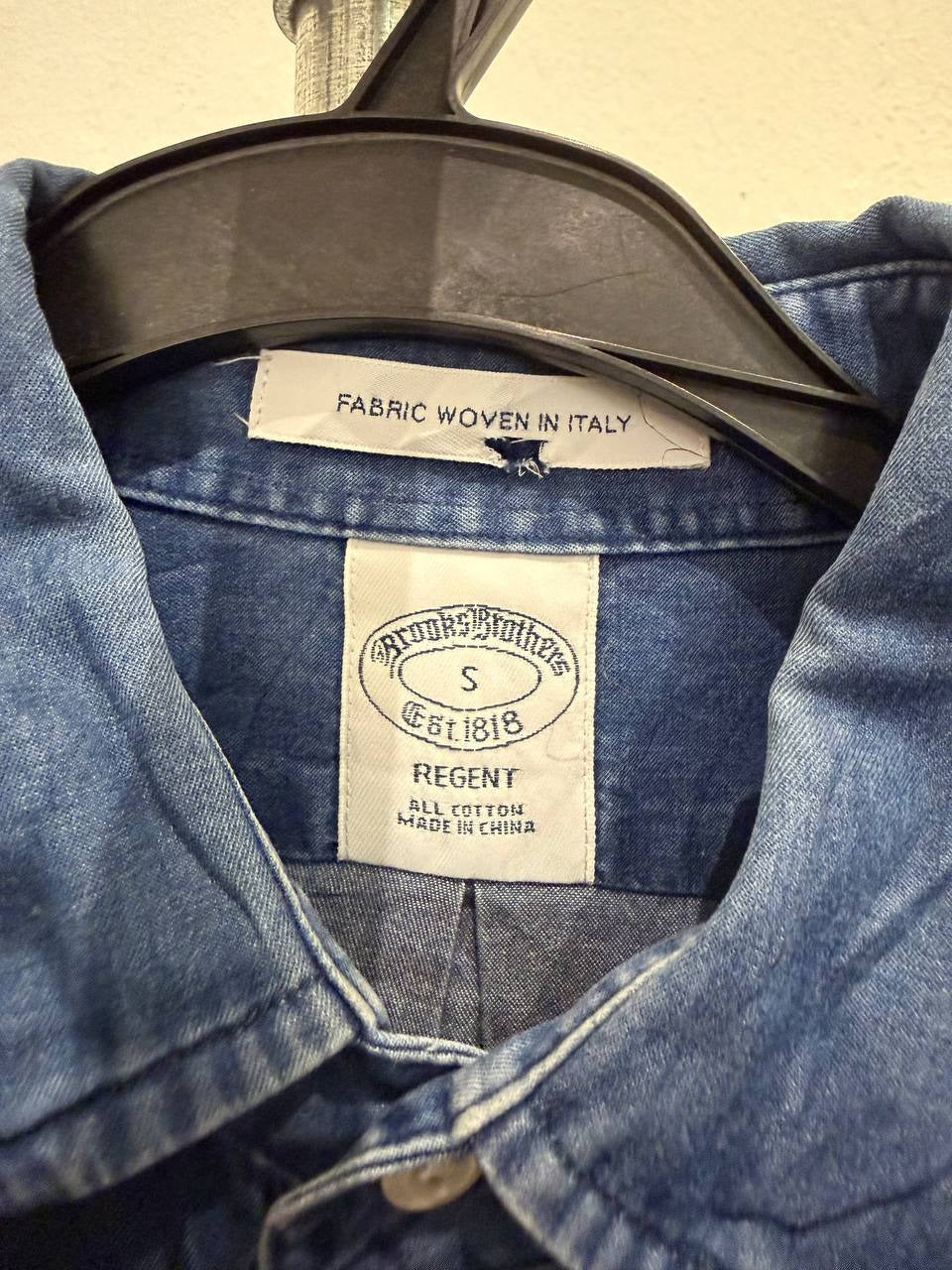 Brooks Brothers button up shirt denim blue S