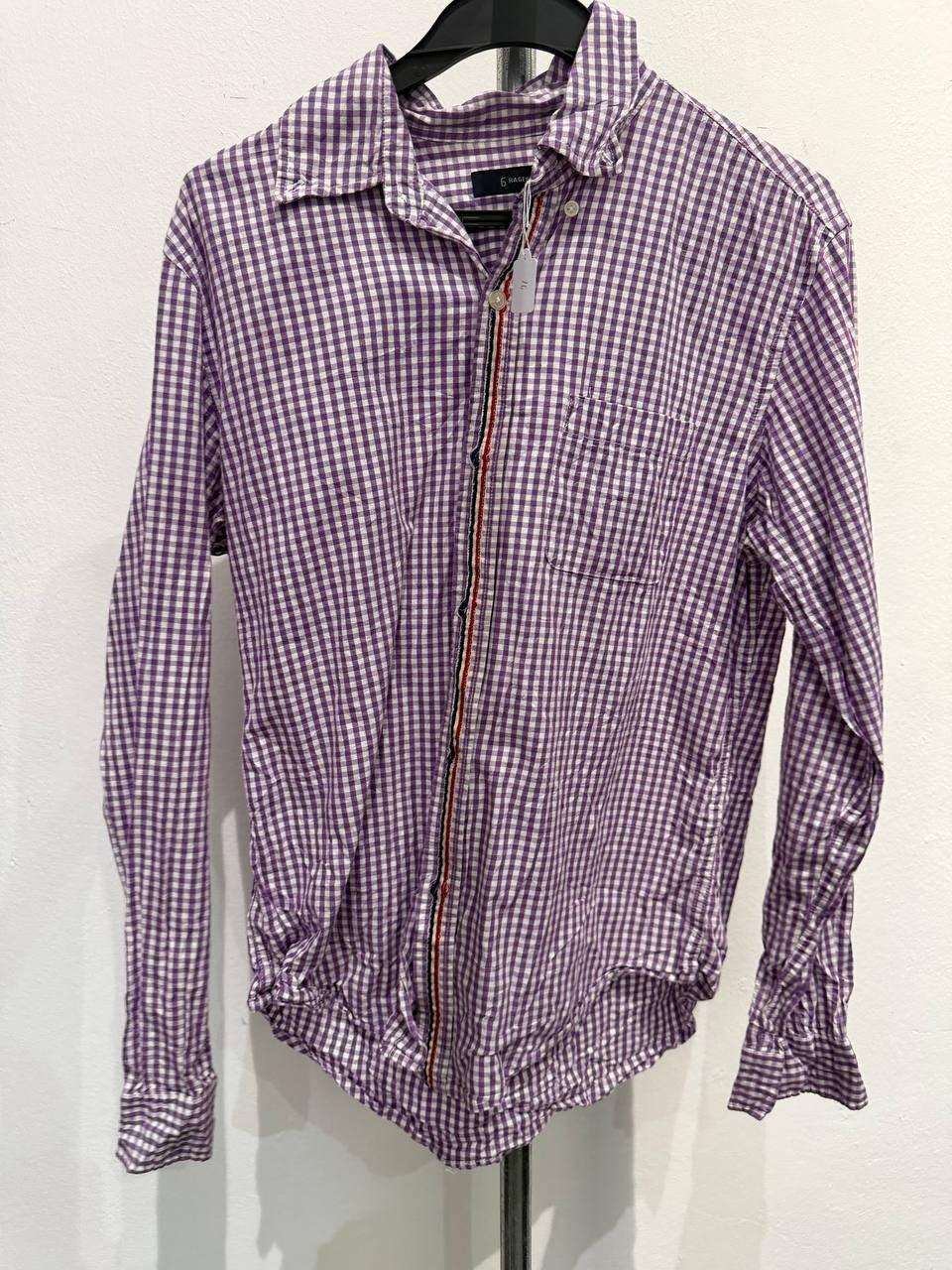 Rageblue check shirt purple L
