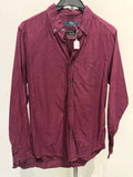 RAGEBLUE button up shirt burgundy S