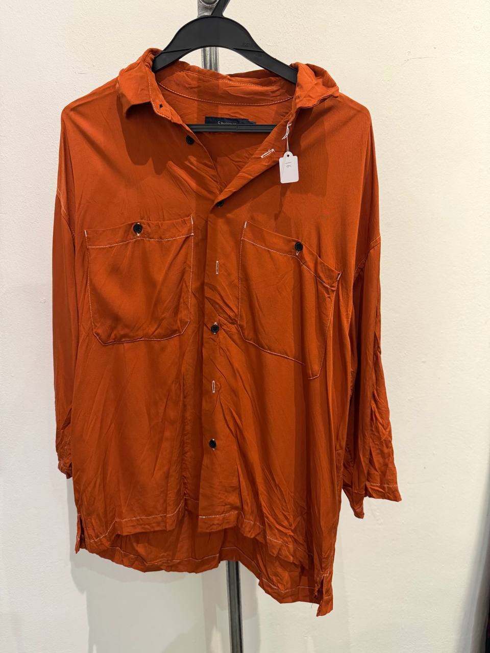 Rageblue button up shirt orange S