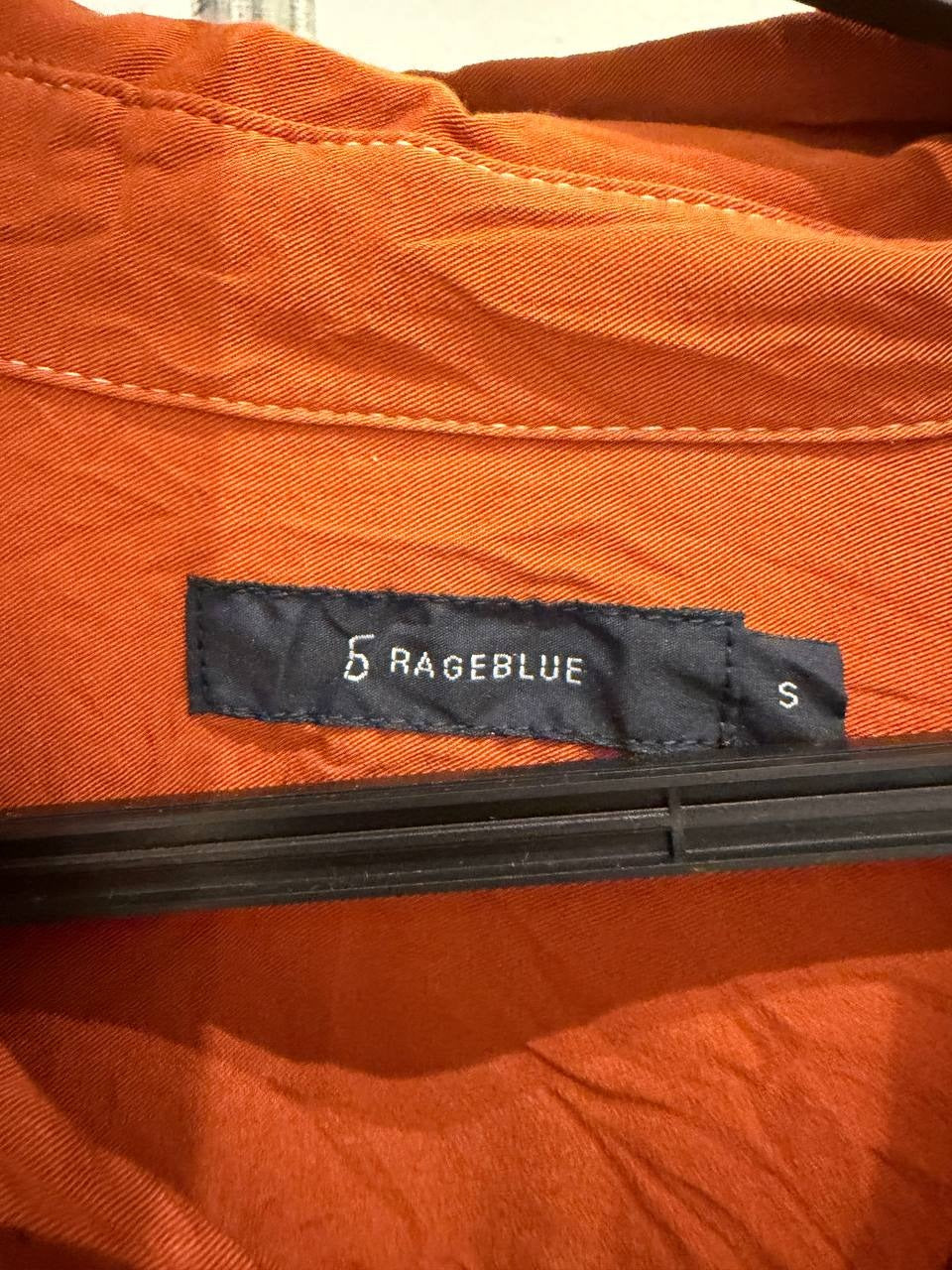 Rageblue button up shirt orange S