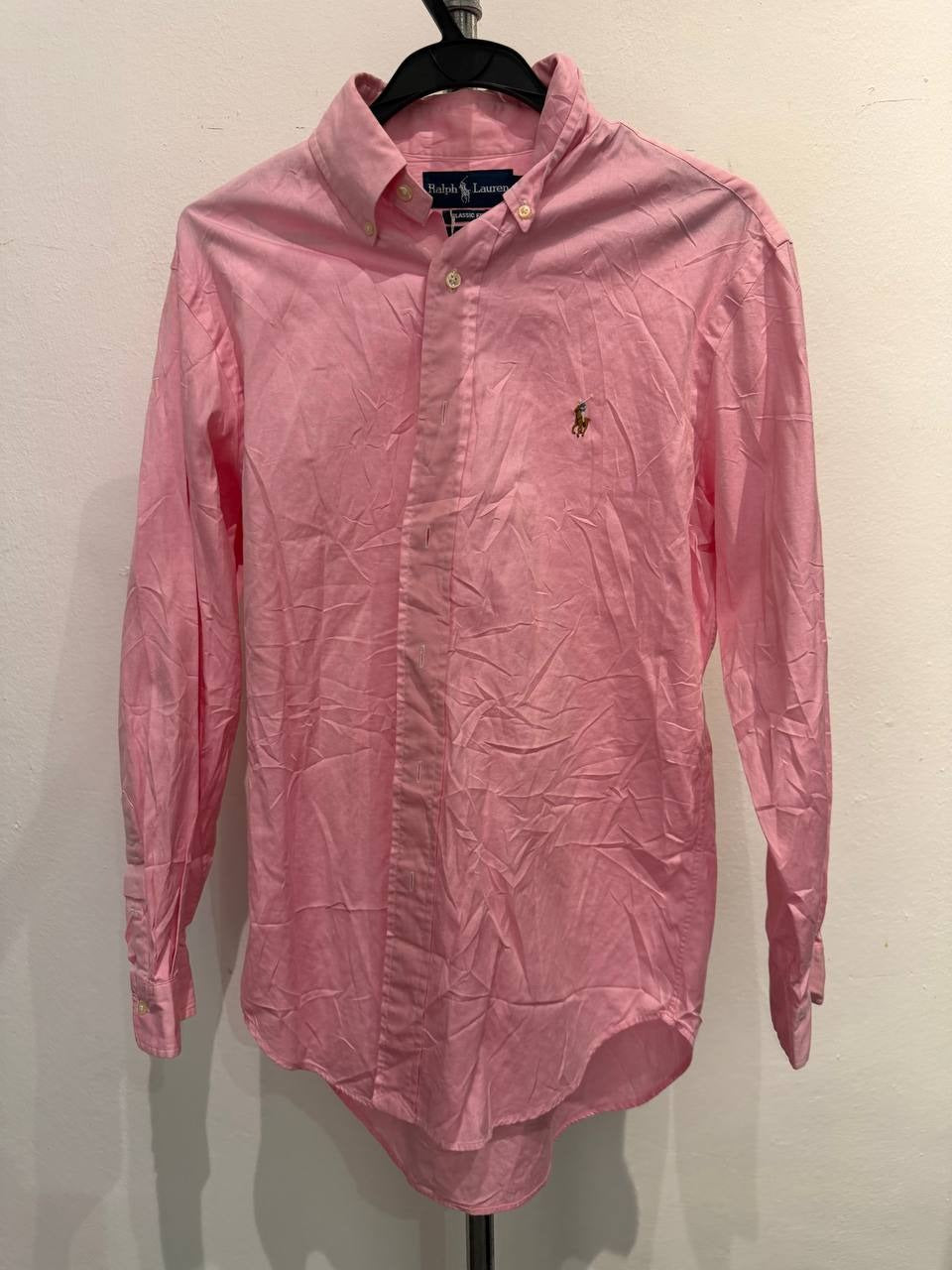 Ralph Lauren Classic Fit Button Up Shirt Pink M