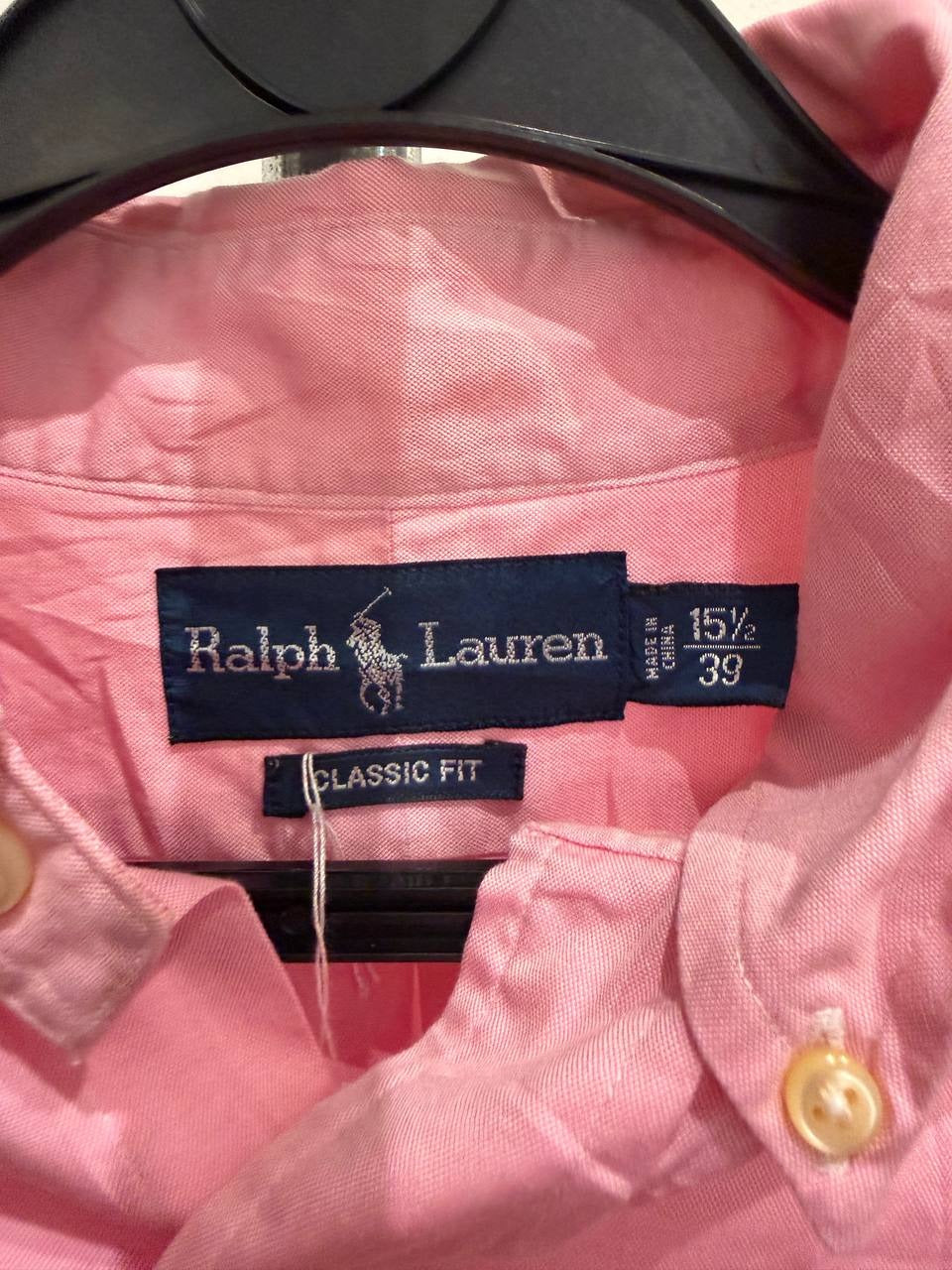 Ralph Lauren Classic Fit Button Up Shirt Pink M