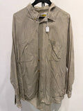 Intermezzo button up shirt striped beige XL