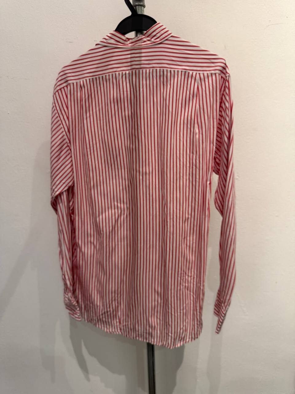 NAMSB button up shirt red and white stripes M