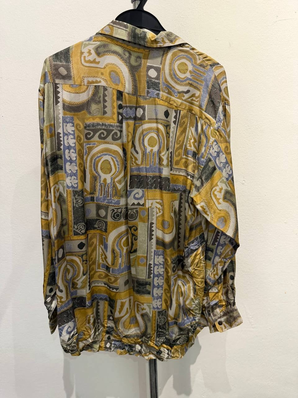 Jean-Louis Scherrer casual shirt yellow multi M