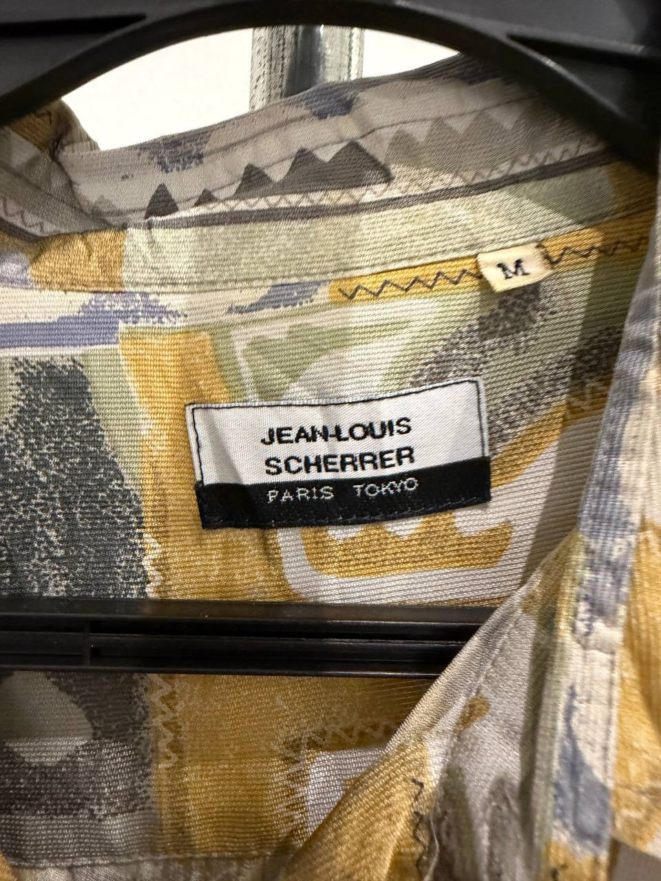 Jean-Louis Scherrer casual shirt yellow multi M