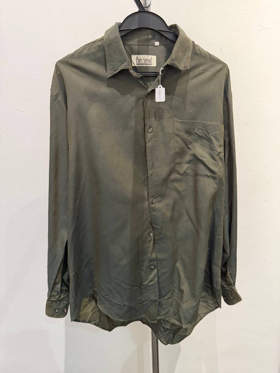 Pure Spread casual shirt olive L
