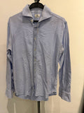 Beams Heart button-up shirt textured blue M