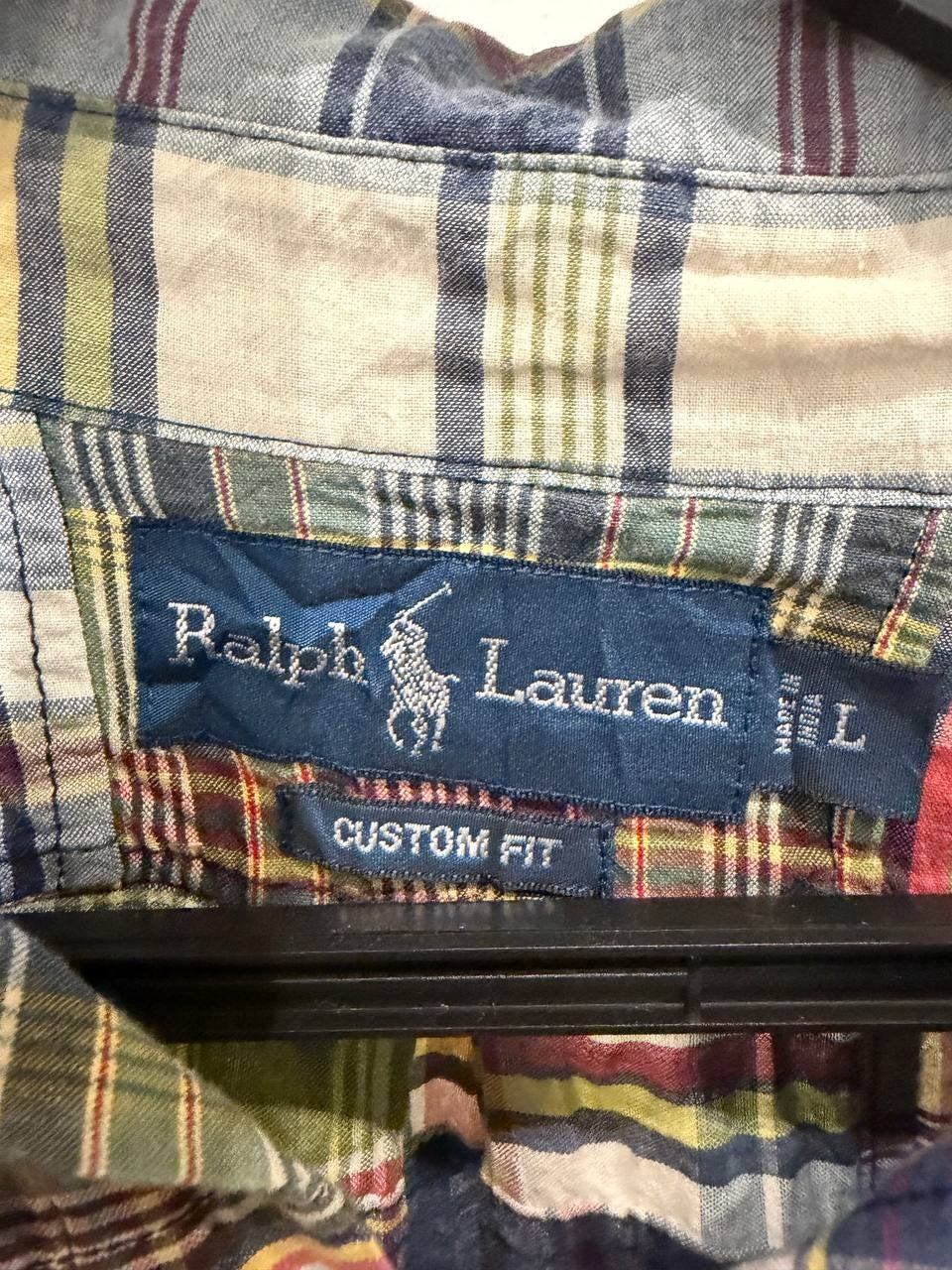 Ralph Lauren plaid shirt multi-colour L