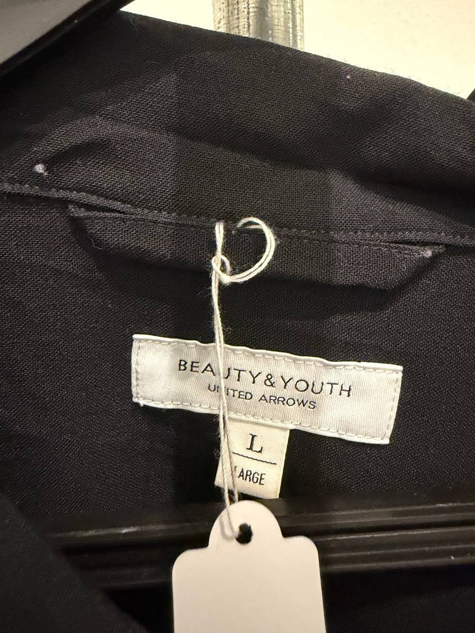 BEAUTY&YOUTH button-up shirt black L