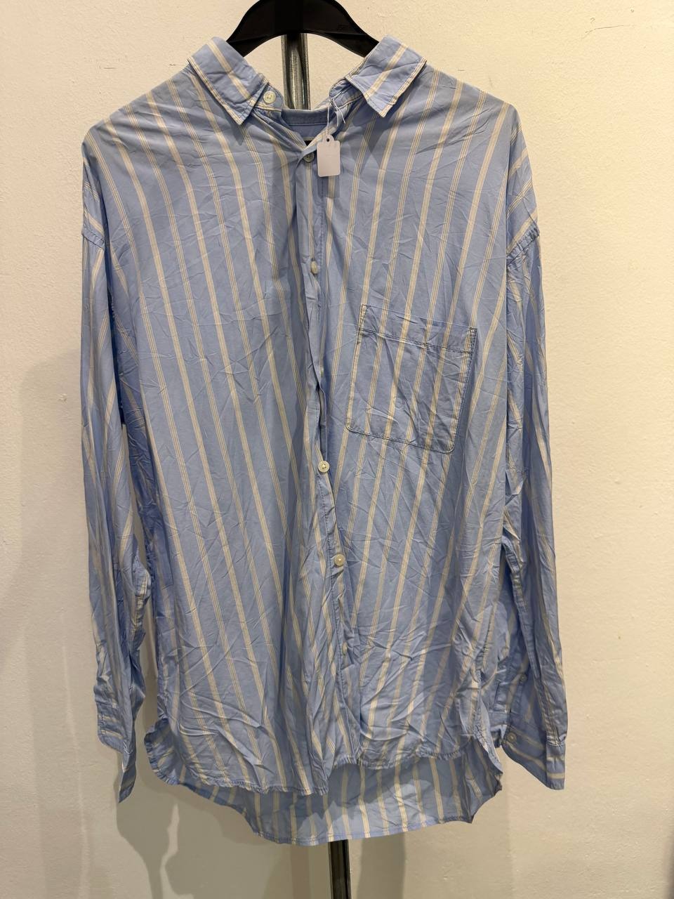 Rageblue button up shirt striped blue L