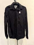 Calvin Klein Shirt Slim Fit Herringbone Black M