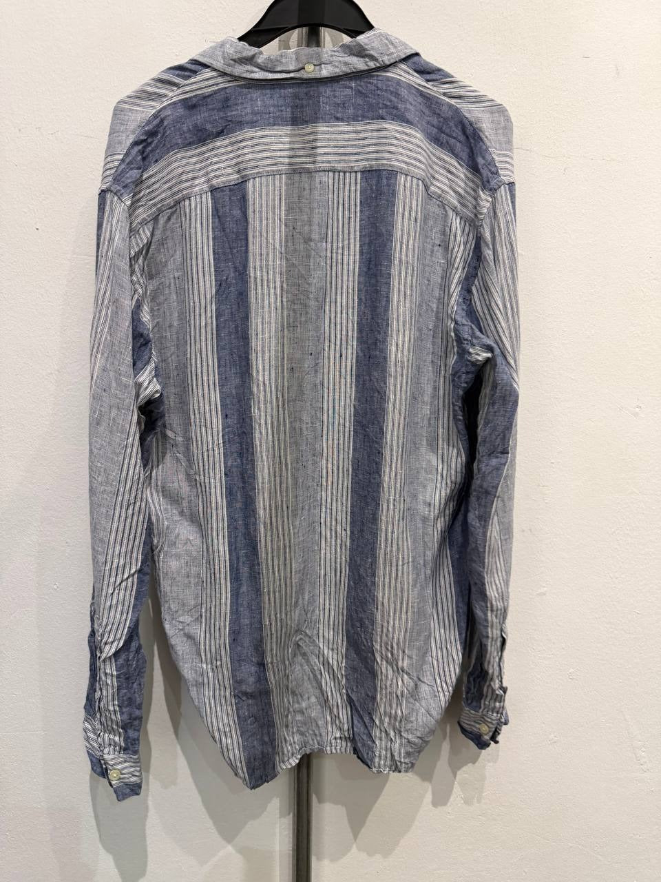 Brooks Brothers button up shirt blue and white striped L