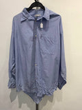 Freak's Store button up shirt light blue L