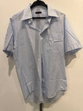 Journal Works short sleeve shirt checkered light blue L