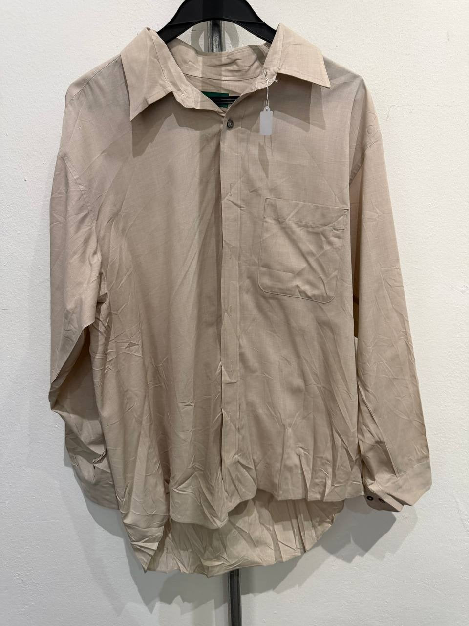 Carven button up shirt beige XL
