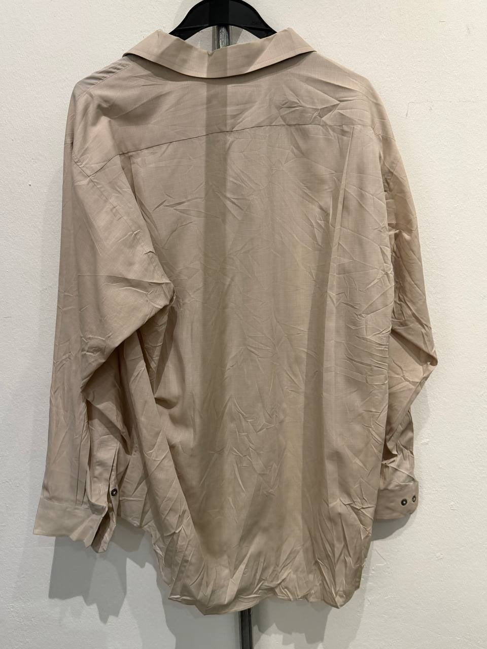 Carven button up shirt beige XL