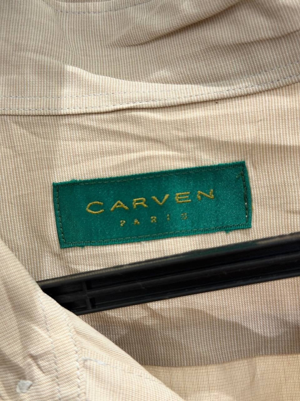 Carven button up shirt beige XL