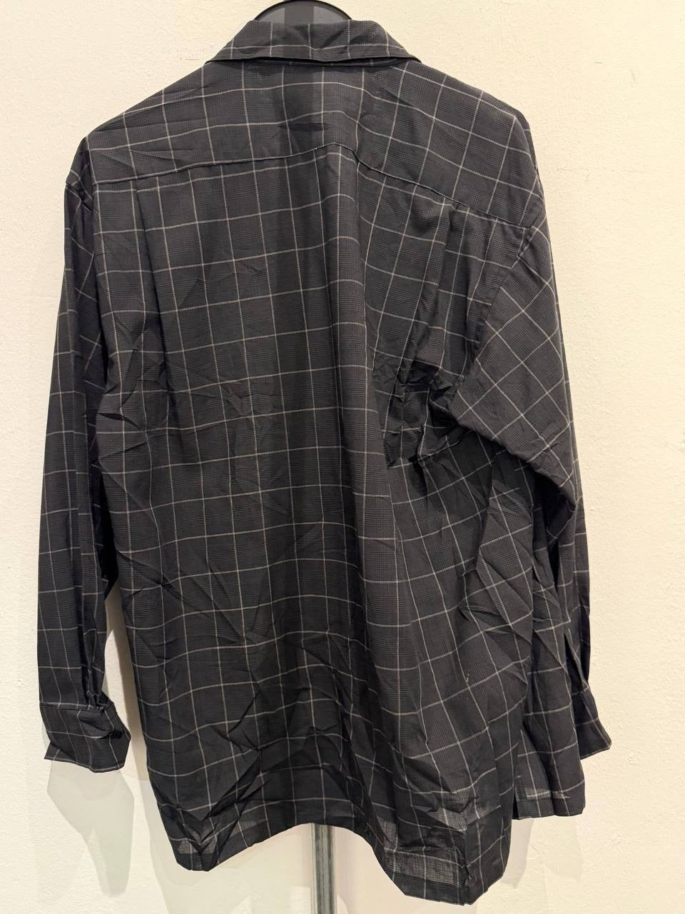 St Andrews button up shirt checkered black L