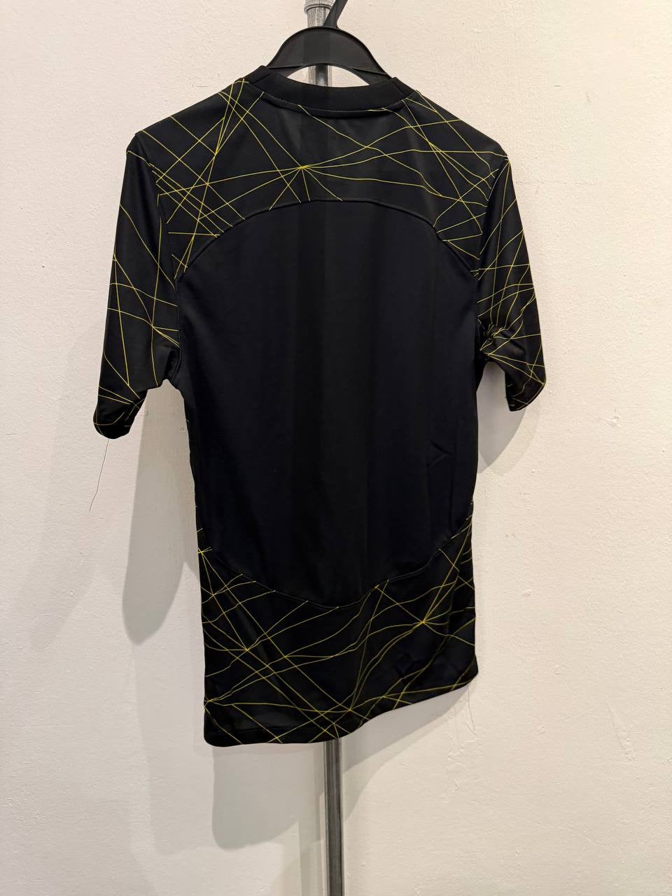 Jordan soccer jersey black graphic design XS